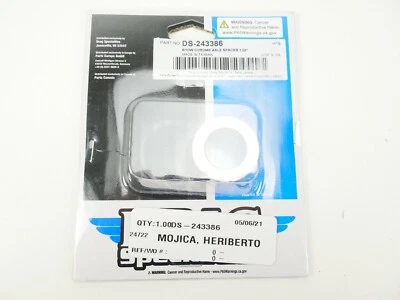 DRAG SPECIALTIES DS-243386 Chrome Outer Axle Spacer Fits Harley Davidson Models - Image 1 of 4