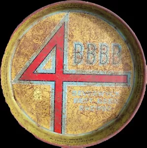 Vintage Metall Bier Serviertablett 30er Jahre BEVERWYCK bestes Bier gebraut - Bild 1 von 9
