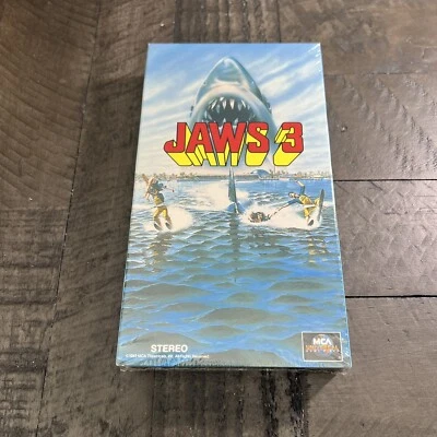 Jaws 3 1993 MCA Sealed VHS Watermarks ￼ - Image 1 of 4