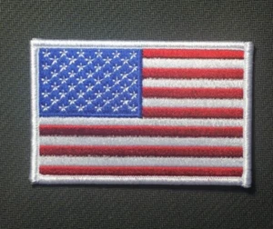 American Flag US flag USA Flag patch 3.5" wide usa flag patch american flag - Picture 1 of 3