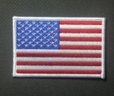 American Flag US flag USA Flag patch 3.5" wide usa flag patch american flag  - Image 1 of 3