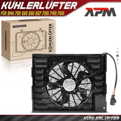 Ventola ventola radiatore motore Ø410 per BMW Serie 7 E65 E66 E67 735i 745i 760i - Immagine 1 di 4