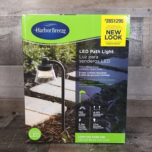 Harbor Breeze 150 Lumen 2.4 Watt Low Voltage LED Path Light Matte Black 3000K - Picture 1 of 17