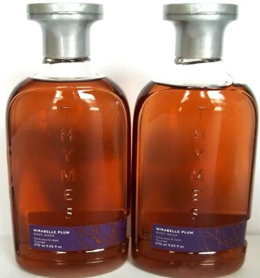 Jabón corporal Thymes MIRABELLE PLUM 9,25 fl. oz/270 g, NUEVO x 2 Foto 1 de 4