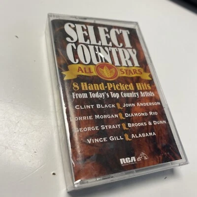 Select Country All Stars (1995 Cassette) Alabama, George Strait, Vince Gill, Etc - Image 1 of 4