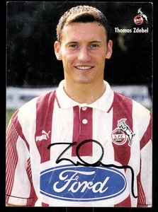 Thomas Zdebel Autogrammkarte 1 FC Köln 1995/96 Original Signiert + A 63927 - Picture 1 of 2