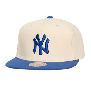 New York Yankees Mitchell & Ness Military Blue Anniversary Snap Back Hat - Picture 1 of 4