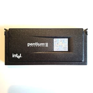 CPU Classic: Intel Pentium II 233 MHz 80522PX233512EC SL2HF - Schöne Retro CPU - Picture 1 of 3