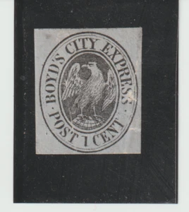 US Scott #20L24 MHOG Genuine Signed Springer 1861 Local Boyd's City Express Ty10 - Picture 1 of 2