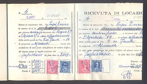 IMPOSTA SULL'ENTRATA INDUSTRIA E COMMERCIO 84 PEZZI BLOCCO RICEVUTE 1957/1967 - Picture 1 of 6