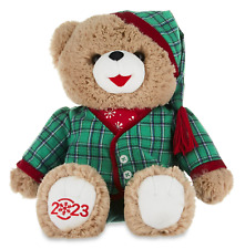 Holiday Time 15 inch Snowflake Teddy Bear 2022, Snowflake Red Jacket Boy 