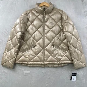 Lauren Ralph Lauren Puffer Jacket Women's XL Cold Weather Quilted Birch NWT $210 - Picture 1 of 11