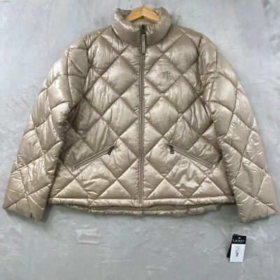 Chaqueta acolchada para mujer Lauren Ralph Lauren XL para clima frío abedul nueva con etiquetas $210 Foto 1 de 4