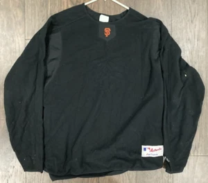 VINTAGE MAJESTIC SAN FRANCISCO GIANTS EINBAUM FLEECE PULLOVER GR. XL. J56 - Bild 1 von 3