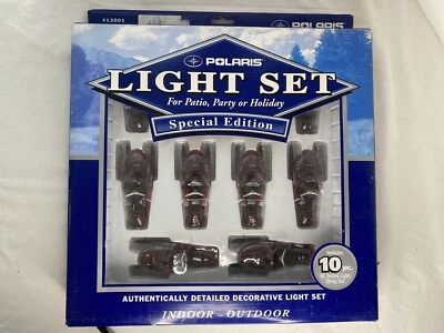 Polaris Indy Special Edition Snowmobile Indoor/Outdoor Light Set Covers Rare! - Image 1 of 4