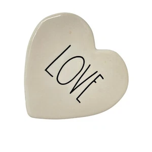 Rae Dunn Amor Corazón Cerámica Decoración del Hogar para Bandeja en Niveles San Valentín Boda Regalo - Imagen 1 de 9