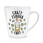 Crazy Tequila Lady Stars 12oz Latte Mug Cup Funny Joke Drunk Mum Mothers Day