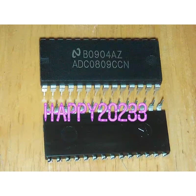 10PCS NEW ADC0809 ADC0809CCN 8-bit successive approximation module #MX - Image 1 of 1