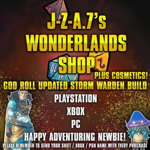 PS/XBOX/PC Tiny Tina's Wonderlands ACTUALIZADO STORM WARDEN CONSTRUCCIÓN ASCENDIDA PUGLY - Imagen 1 de 12
