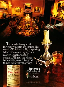 DEWAR'S WHISKY AD #2 RARE 1984 - Bild 1 von 1