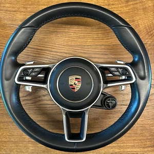 Porsche 911 971 Macan Boxster Cayman Cayenne steering wheel leather heating - Bild 1 von 9