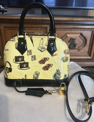 Louis Vuitton Alma BB Vernis Leather Stickers Limited Edition Bag - Image 1 of 4