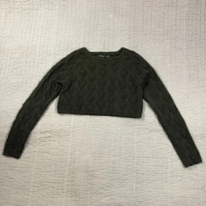 prAna Sweater Women Small Black Everly Cropped Pullover Active Yoga Outdoors - Picture 1 of 24