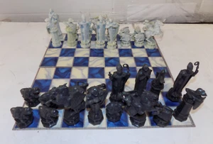 Harry Potter Wizard Chess Set Game Board And Pieces Only - Picture 1 of 3