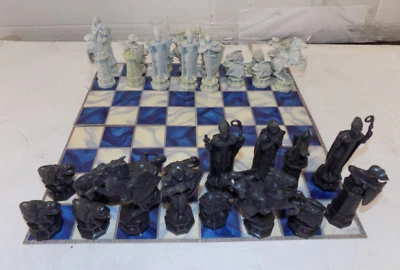 Harry Potter Wizard Chess Set Game Board And Pieces Only - Image 1 of 3