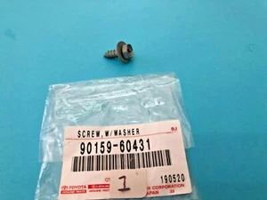 1-Pc Genuine Lexus & Toyota 90159-60431 Various Models Screw W/Washer Tapper - Picture 1 of 1