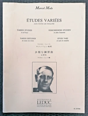 Etudes Variees Dans Tout les Tonalitès per Sassofono Alphonse Leduc M.Mule - Immagine 1 di 2