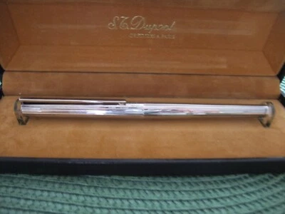 Dupont Faserschreiber versilbert aus 1993 mit Original Schatulle, sehr gepflegt - Bild 1 von 4