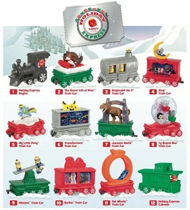 2017 HOLIDAY EXPRESS TRAIN MCDONALDS HAPPY MEAL TOYS - U - PICK - Picture 1 of 6