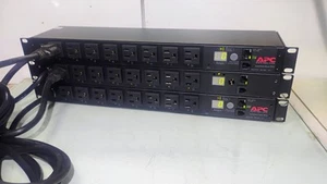 Lot of Three Working APC AP7900 Switched Rack PDU's 120vac / 12A, 8 Outlets - Picture 1 of 8