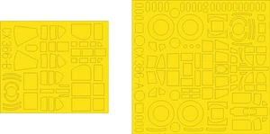 Eduard 1/72 Maske für den Airfix Lancaster B Mk.I/B Mk.III Bausatz - CX366 - Bild 1 von 1