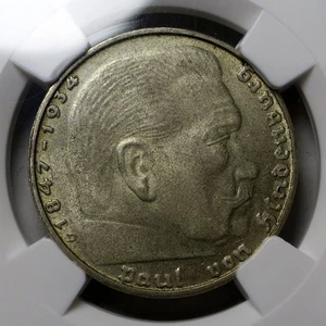 Germany 1938 D 2 Reichsmark, KM#93, NGC MS63 - Picture 1 of 4