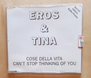 Cd Single EROS E TINA Cose della vita 1997 Special edition Radio Promo SIGILLATO - Picture 1 of 3