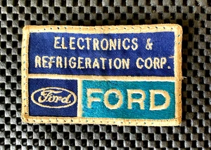 FORD ELECTRONICS & KÜHLUNG CORP. GESTICKTER AUFNÄHER NUR PATCH 4" x 2 1/2" - Bild 1 von 2