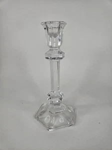 Vintage Kristall Kerzenhalter Kerzenständer 7,5" schwer - Bild 1 von 4