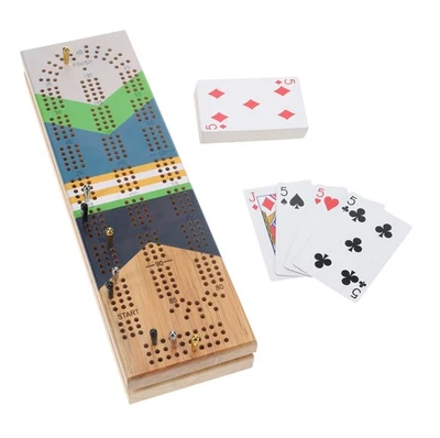 Pacific Shore Games Canoe Cribbage Board - Image 1 of 4