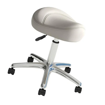Saddle Stool Stable Rolling Swivel SPA Stool for Salon Housework Barbershop - Image 1 of 2