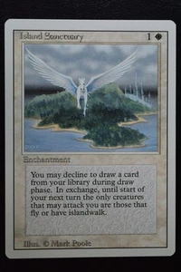 Magic The Gathering MTG ISLAND SANCTUARY Revised LP Lightly Played - Bild 1 von 2