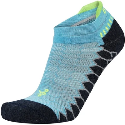 Balega Silver No Show Performance Running Socks - XL - Aqualine/Charcoal - Image 1 of 4