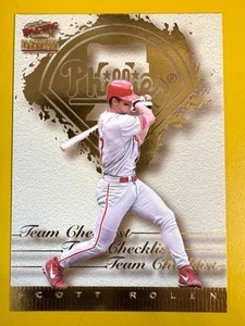 67747 1999 Paramount Team Checklisten #22 Scott Rolen Phillies - Bild 1 von 3