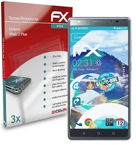 atFoliX 3x Écran protecteur pour Lenovo Phab 2 Plus clair&flexible