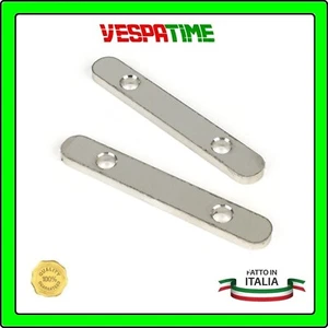 Piastre di rinforzo INOX cavalletto centrale superiori Vespa PX/PE/ARCOBALENO/T5 - Imagen 1 de 2