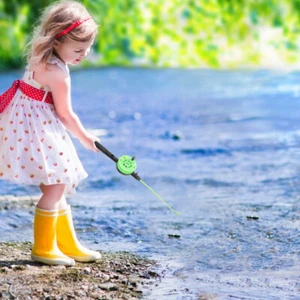 Children's Fishing Rod Kids Mini Pole Plaything Outdoor Small for - Picture 1 of 12