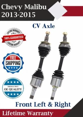 Новые оригинальные передние оси CV для 2013-2015 Chevy Malibu 2,4 л 2,5 л пожизненная гарантия - Изображение 1 из 4