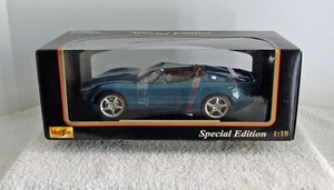 Jaguar XK 180 Convertible Blue Diecast 1:18 Maisto Special Edition NIB - Picture 1 of 6