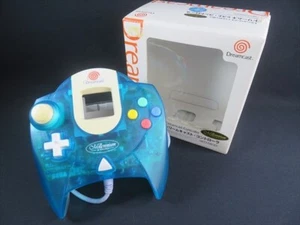 Millennium 2000 Dreamcast blue controller pad Sega DC Japan tested game boxed jp - Picture 1 of 24